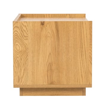Sängbord Sacha 50x40x40 cm melamin med ekbark - brun - Förvaring - Skåp - Förvaringsskåp