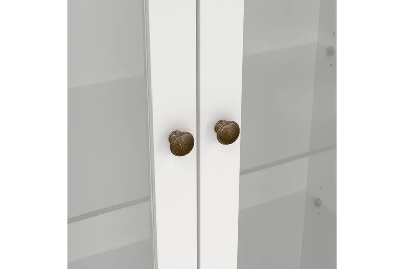 Shoiba Vitrinskåp 96x201 cm - Vit - Förvaring - Skåp - Vitrinskåp