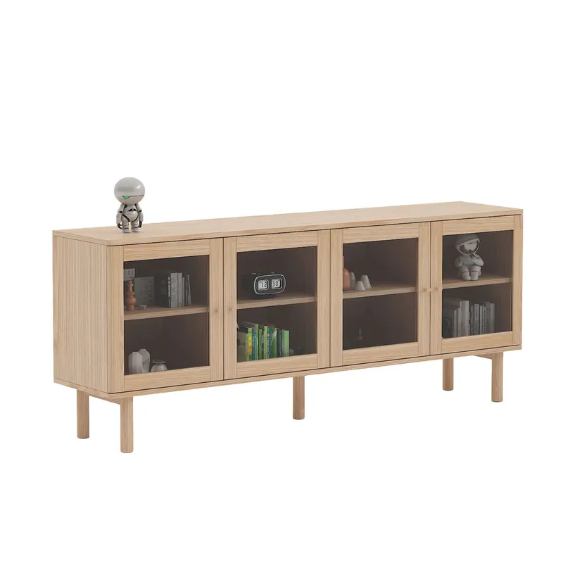 Sideboard Hansen Melamin 160x40x75 cm, ekfinish