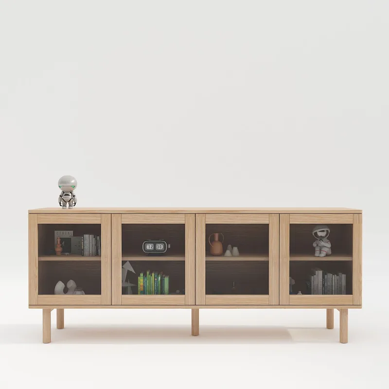 Sideboard Hansen Melamin 160x40x75 cm - ekfinish - Förvaring - Förvaringsmöbler - Sideboard & skänk