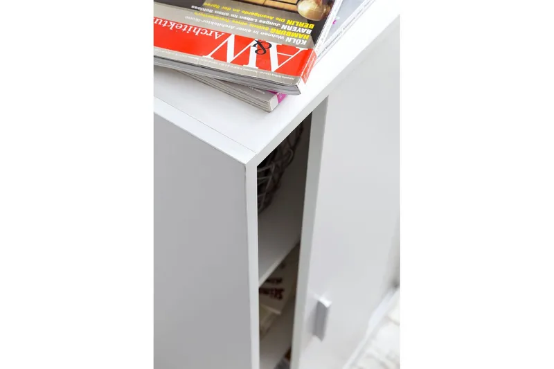 Sideboard Wohnling Melaminbelagd MDF-skjutdörrar Modern - Förvaring - Skåp - Förvaringsskåp