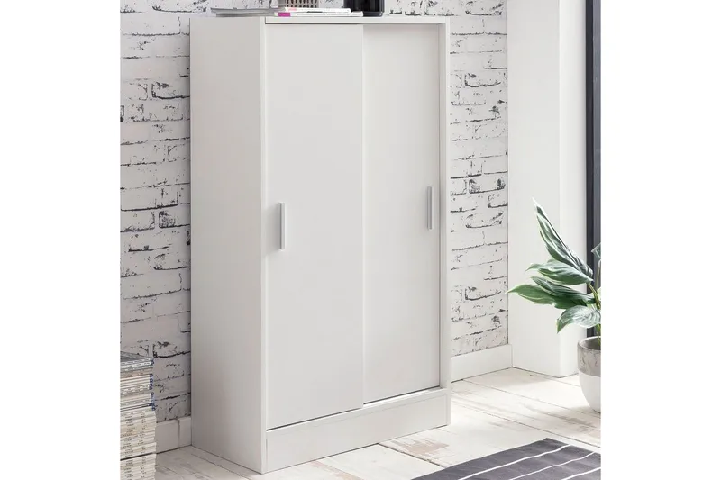 Sideboard Wohnling Melaminbelagd MDF-skjutdörrar Modern - Förvaring - Skåp - Förvaringsskåp