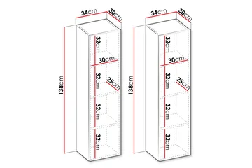 Sigmana Highboard - Beige - Förvaring - Skåp - Förvaringsskåp