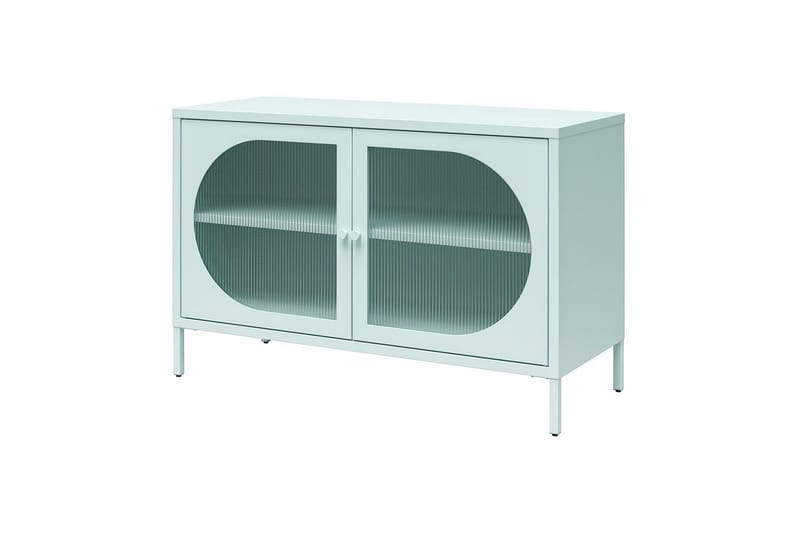 Skåp Luna 100x40x64 cm, Himmelsblå - 100x40x64 cm, Himmelsblå - Förvaring - Skåp - Vitrinskåp