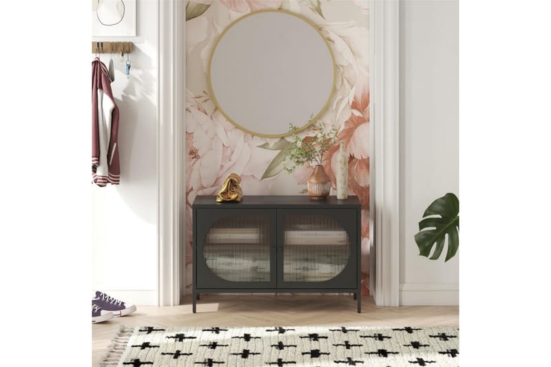 Skåp Luna 100x40x64 cm, Svart - 100x40x64 cm, Svart - Förvaring - Skåp - Förvaringsskåp - Säkerhetsskåp - Medicinskåp