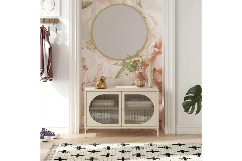 Skåp Luna 100x40x64 cm, Pergament - 100x40x64 cm, Pergament - Förvaring - Skåp - Förvaringsskåp - Säkerhetsskåp - Medicinskåp