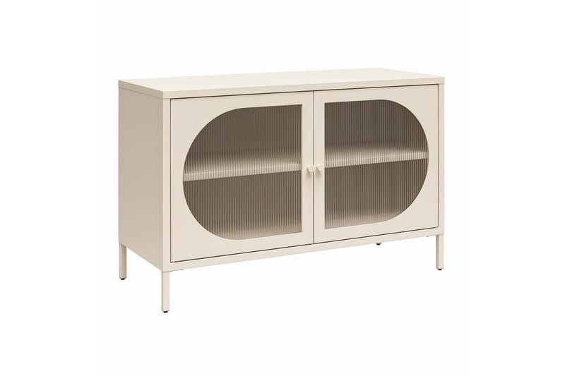 Skåp Luna 100x40x64 cm, Pergament - 100x40x64 cm, Pergament - Förvaring - Skåp - Förvaringsskåp