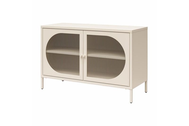 Skåp Luna 100x40x64 cm, Pergament - 100x40x64 cm, Pergament - Förvaring - Skåp - Förvaringsskåp