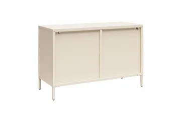 Skåp Luna 100x40x64 cm, Pergament - 100x40x64 cm, Pergament - Förvaring - Skåp - Vitrinskåp