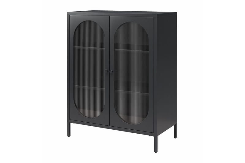 Skåp Luna 80x40x102 cm, Svart - 80x40x102 cm, Svart - Förvaring - Skåp - Förvaringsskåp - Säkerhetsskåp - Medicinskåp