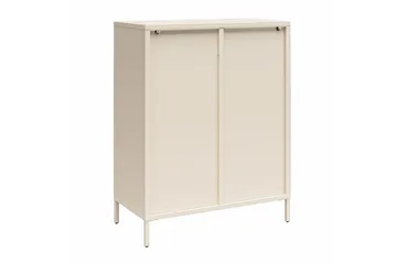 Skåp Luna 80x40x102 cm, Pergament - 80x40x102 cm, Pergament - Förvaring - Skåp - Vitrinskåp