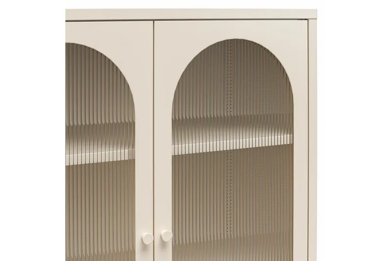 Skåp Luna 80x40x102 cm, Pergament - 80x40x102 cm, Pergament - Förvaring - Skåp - Förvaringsskåp - Säkerhetsskåp - Medicinskåp