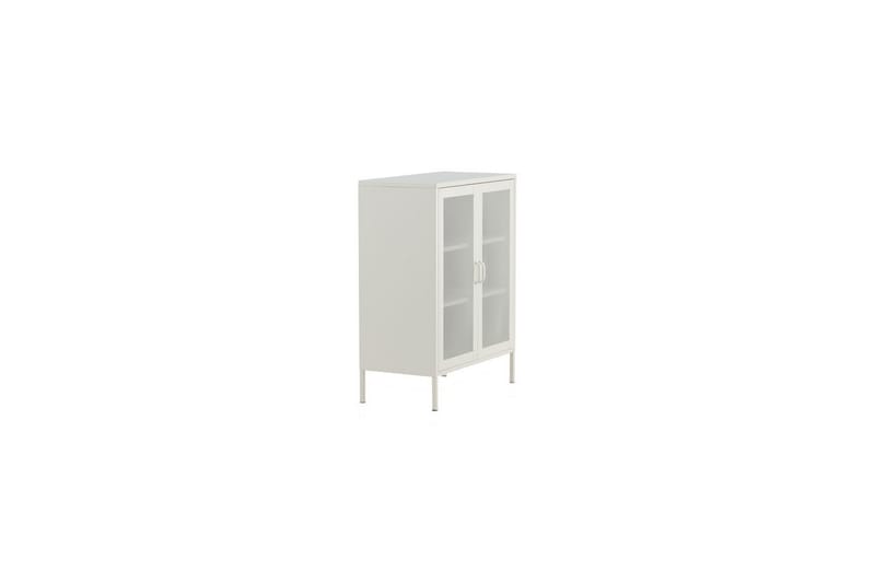Skåp Misha - Vit, 40x80x102 - Förvaring - Skåp - Förvaringsskåp