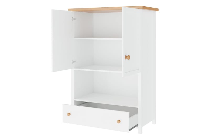 Storys Highboard - Vit - Förvaring - Skåp - Förvaringsskåp