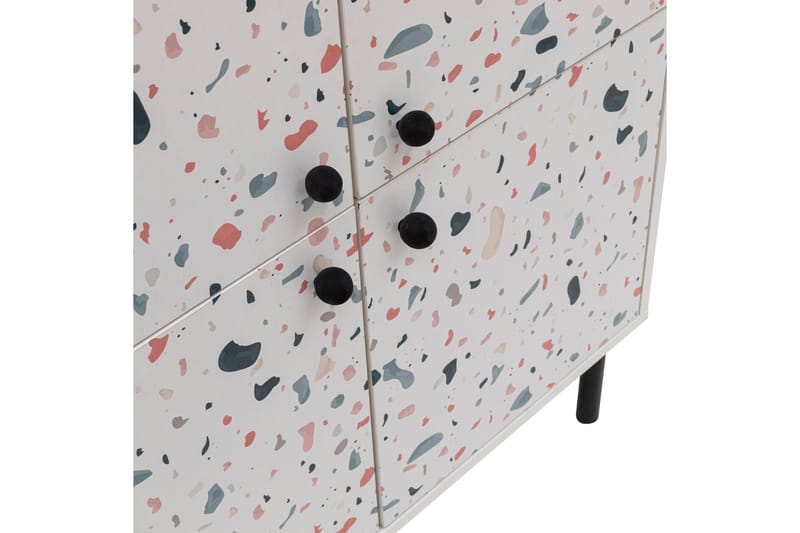 Terrazzo Highboard 95x111 cm Vit - Hanah Home - Förvaring - Skåp - Förvaringsskåp