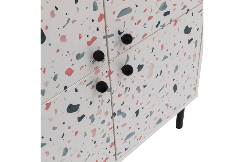 Terrazzo Highboard 95x111 cm Vit - Hanah Home - Förvaring - Skåp - Förvaringsskåp