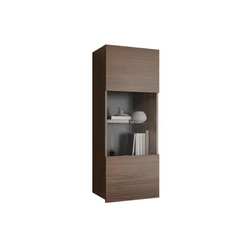 Tessan Vitrinskåp 45x117 cm - brun - Förvaring - Skåp - Vitrinskåp