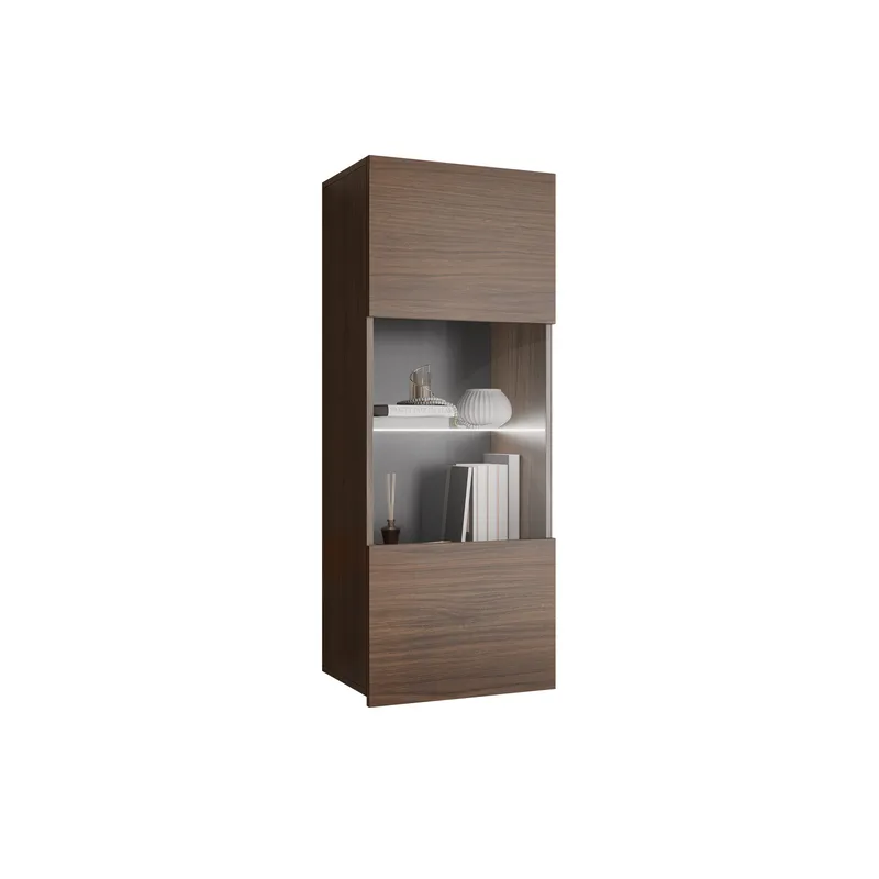 Tessan Vitrinskåp 45x117 cm, brun