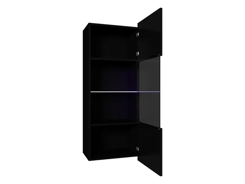 Tessan Vitrinskåp 45x117 cm - brun - Förvaring - Skåp - Vitrinskåp