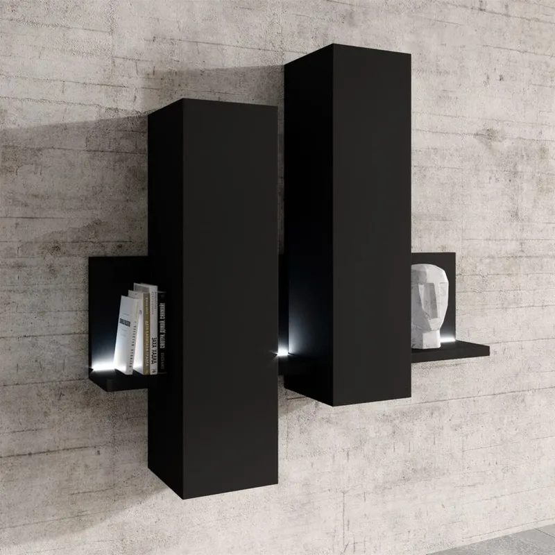 Vägghängt Skåp Bota - Svart supermatt - Förvaring - Skåp - Förvaringsskåp