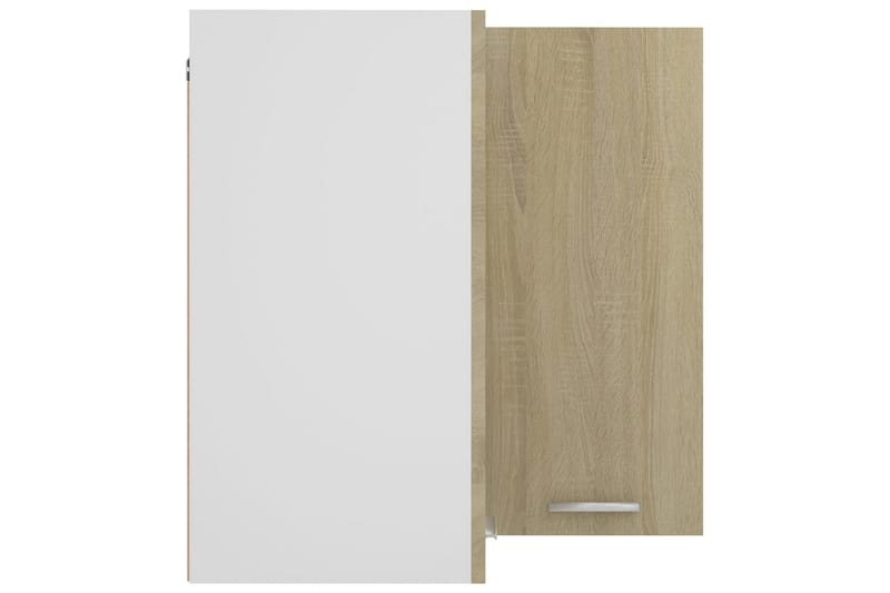 Väggskåp hörn sonoma-ek 57x57x60 cm spånskiva - Ek - Förvaring - Skåp - Hörnskåp