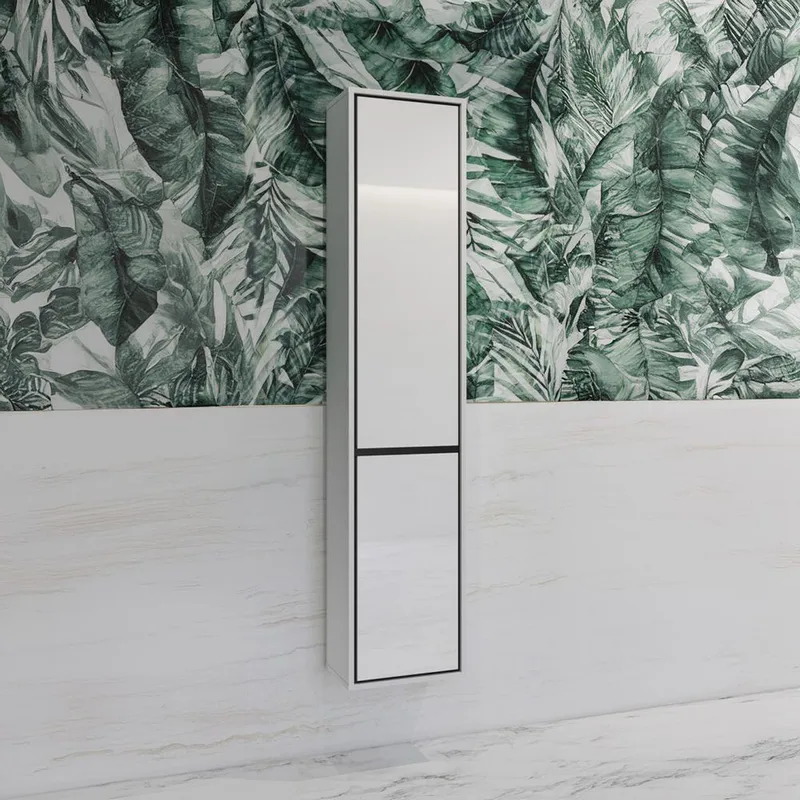 Väggskåp Irvine 2 Dörrar - Vit Blank - Förvaring - Skåp - Förvaringsskåp