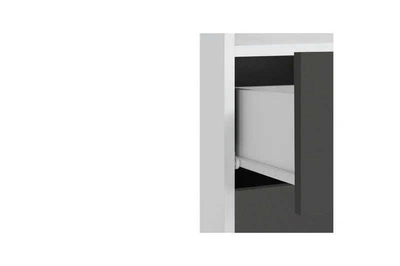 Väggskåp Mirza Vit/Antracit - Vit/Antracit - Hus & renovering - Kök & bad - Badrum - Badrumsmöbler & badrumsinredning - Väggskåp & högskåp