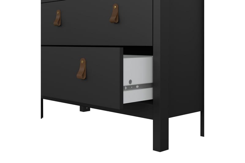 Vallvidera Vitrinskåp 78,05x199 cm - Svart - Förvaring - Skåp - Vitrinskåp