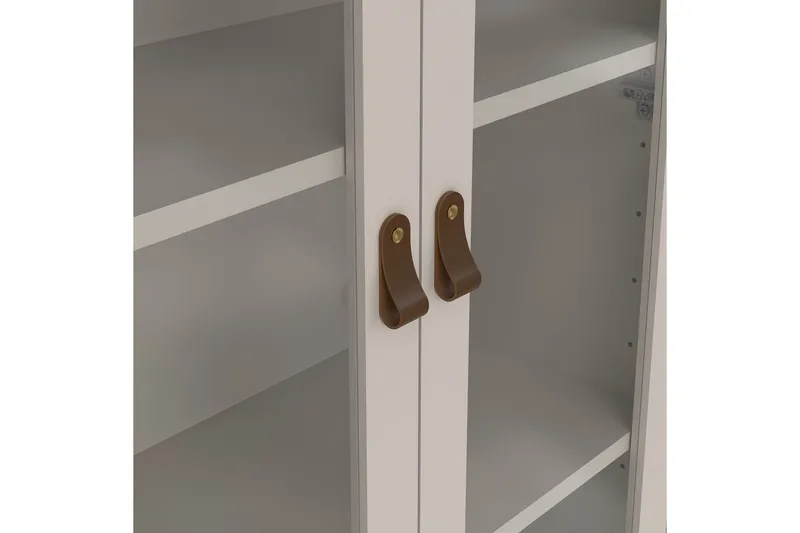 Vallvidera Vitrinsk åp 78x199 cm - Beige - Förvaring - Skåp - Vitrinskåp