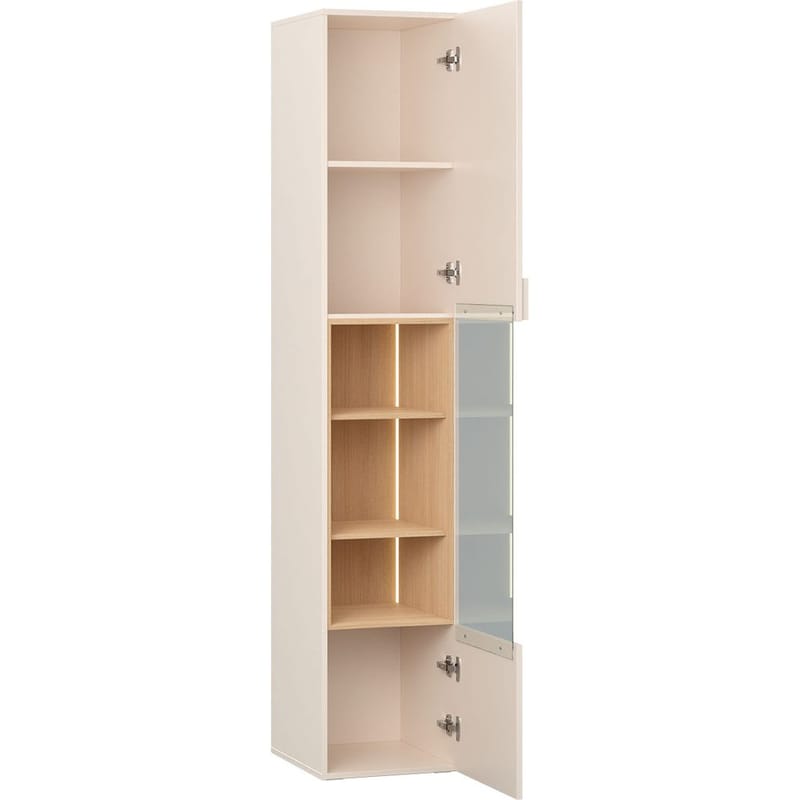 Vitrinskåp 4 You Fresh Smal - Sandbeige - Förvaring - Skåp - Vitrinskåp