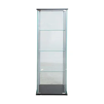 Vitrinskåp Aiko 60x36x163 cm - grå - Förvaring - Skåp - Vitrinskåp