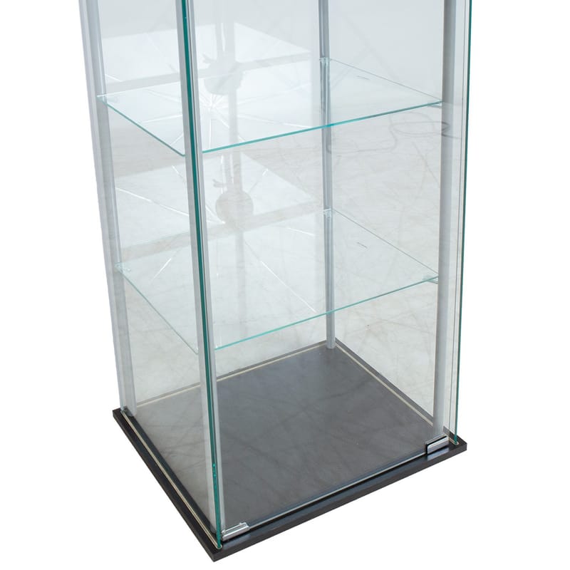 Vitrinskåp Aiko 60x36x163 cm - grå - Förvaring - Skåp - Vitrinskåp