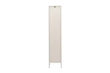 Cali Smalt Vitrinskåp 35 cm djup 37 cm bred 180 cm hög Ljust Stål - Beige - Förvaring - Skåp - Vitrinskåp