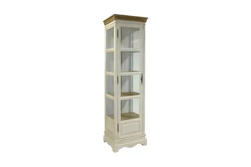 Displayskåp Samira 49x39xh178 cm Antikvit - Förvaring - Skåp - Vitrinskåp