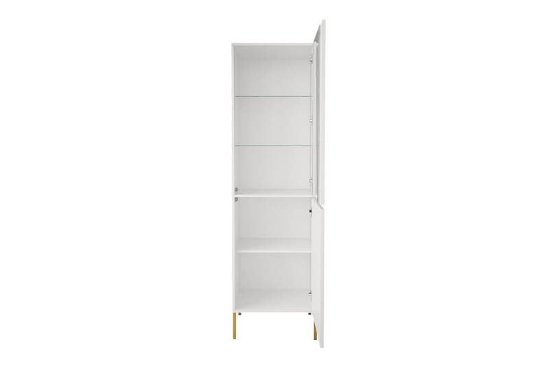 Glenndale Vitrinskåp 190 cm - Cashmere - Förvaring - Skåp - Vitrinskåp
