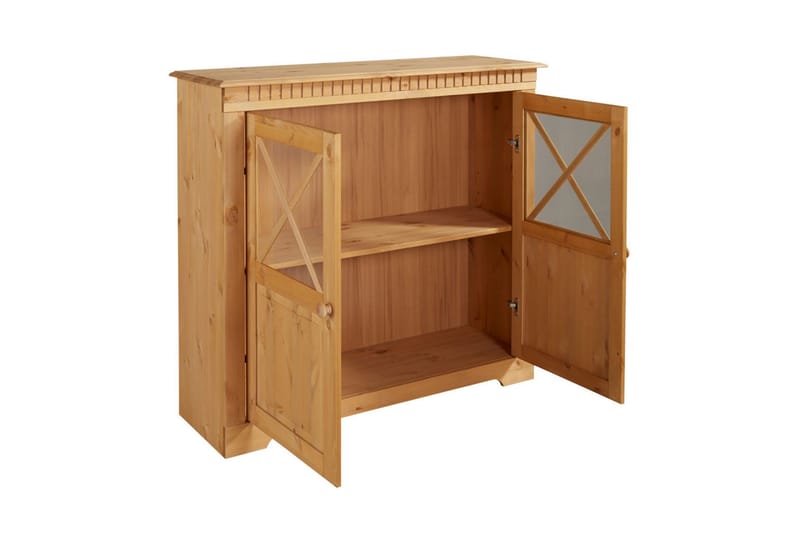 Kersey skåp 105 cm - Brun - Förvaring - Skåp - Vitrinskåp