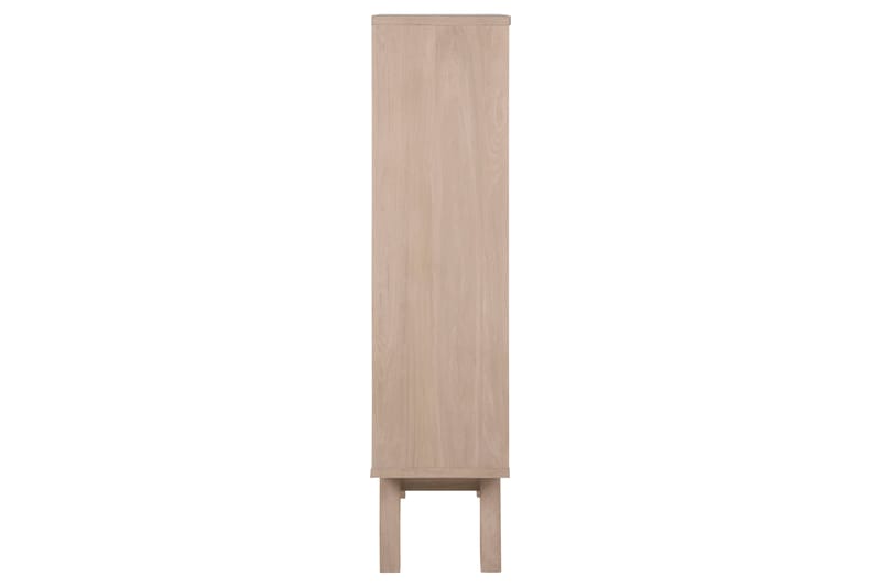 Kolinis Vitrinskåp 42 cm djup 72 cm bred 145 cm hög Trä - Vit - Förvaring - Skåp - Vitrinskåp