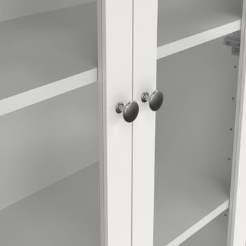 Vitrinskåp Madrid med 2 glasdörrar 3 lådor 78x199 cm - Förvaring - Skåp - Vitrinskåp