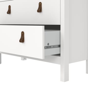 Vitrinskåp Madrid med 2 glasdörrar 3 lådor 78x199 cm - Förvaring - Skåp - Vitrinskåp