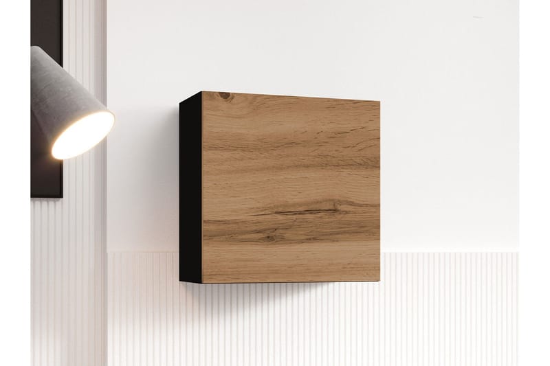 Narbonne Vitrinskåp 30x50 cm - Natur/Svart - Förvaring - Skåp - Vitrinskåp