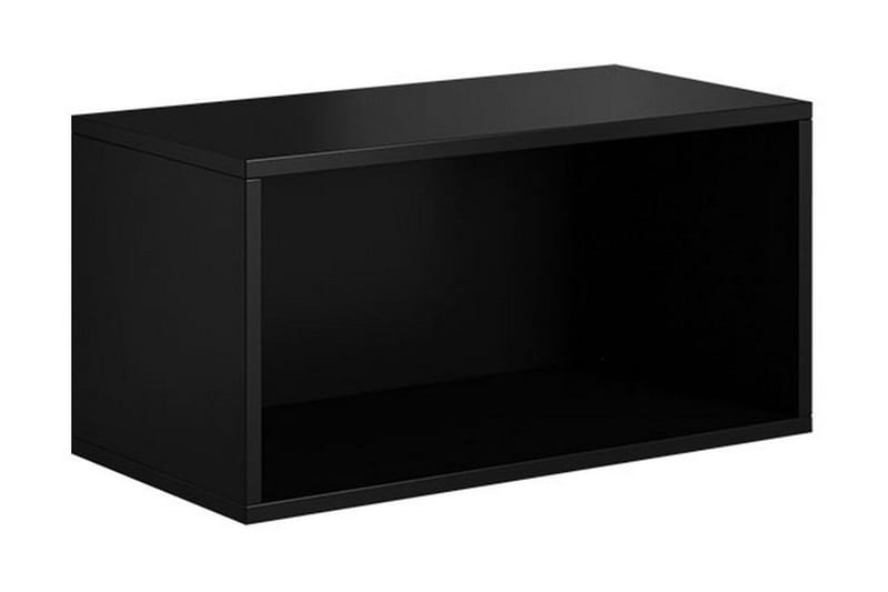 Roco Vitrinskåp 37,5x39x75 cm, Svart