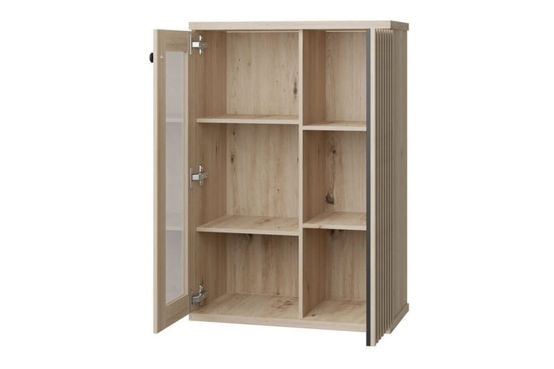 Rosehall Vitrinskåp 132 cm NO_BRAND Black - Förvaring - Skåp - Vitrinskåp