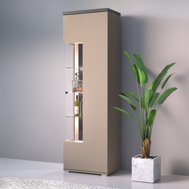 Vitrinskåp Serio 1 Dörr Vänster/Höger - Förvaring - Skåp - Vitrinskåp