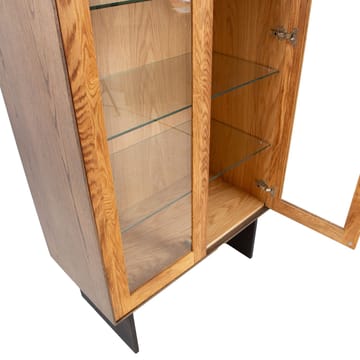 Vitrinskåp Teron 90x45x160 cm - Brun - Förvaring - Skåp - Vitrinskåp