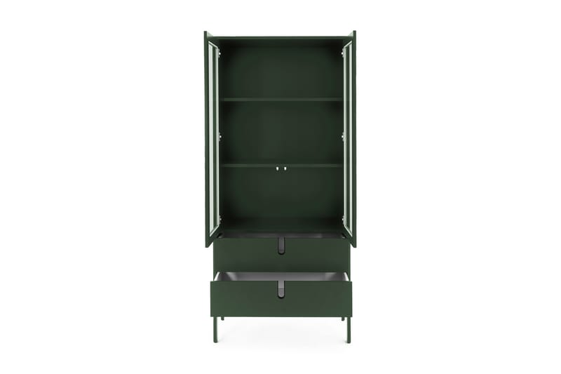 Uno Vitrinskåp 76x40 cm - Grön - Vitrinskåp