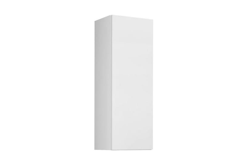 Vasil Vitrinskåp 35 cm - Vit/Vit Högglans - Förvaring - Skåp - Vitrinskåp