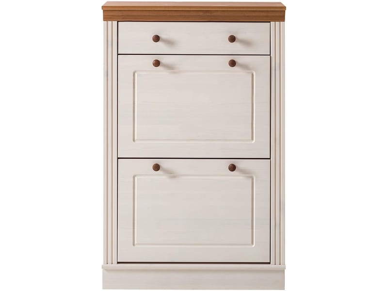 Anita Skoställ 80x105 cm - Vit/Honung - Förvaring - Skoförvaring - Skoskåp