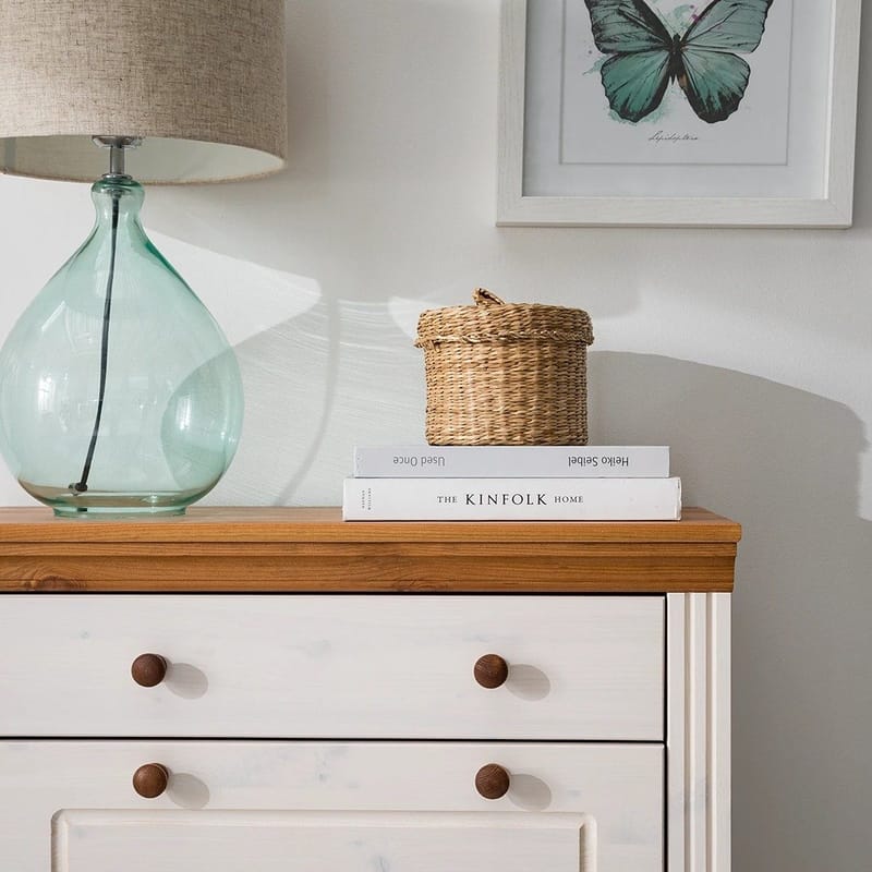 Anita Skoställ 80x105 cm - Vit/Honung - Förvaring - Skoförvaring - Skoskåp