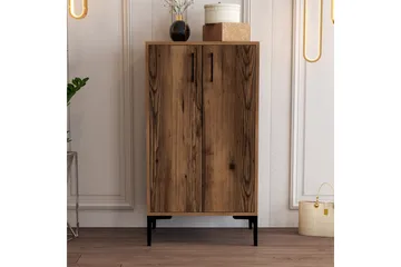Babice Skoskåp 35x60 cm - Valnöt - Förvaring - Skoförvaring