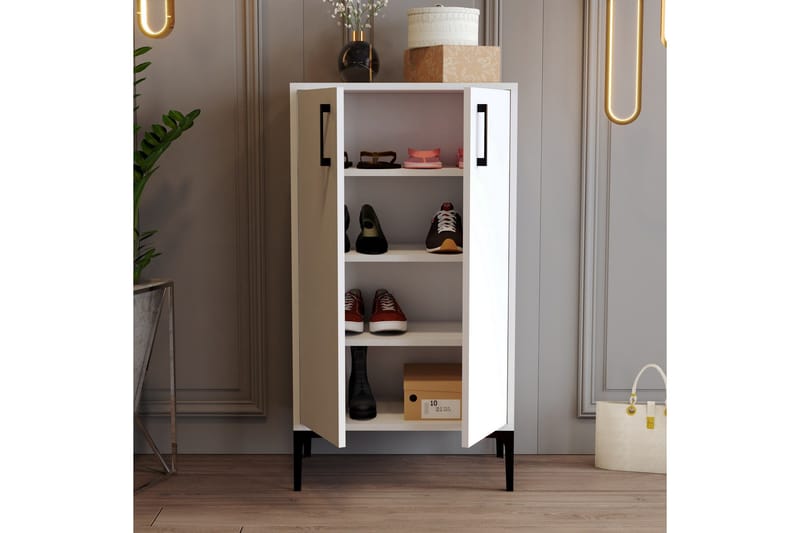 Babice Skoskåp 35x60 cm - Vit - Förvaring - Skoförvaring - Skoskåp